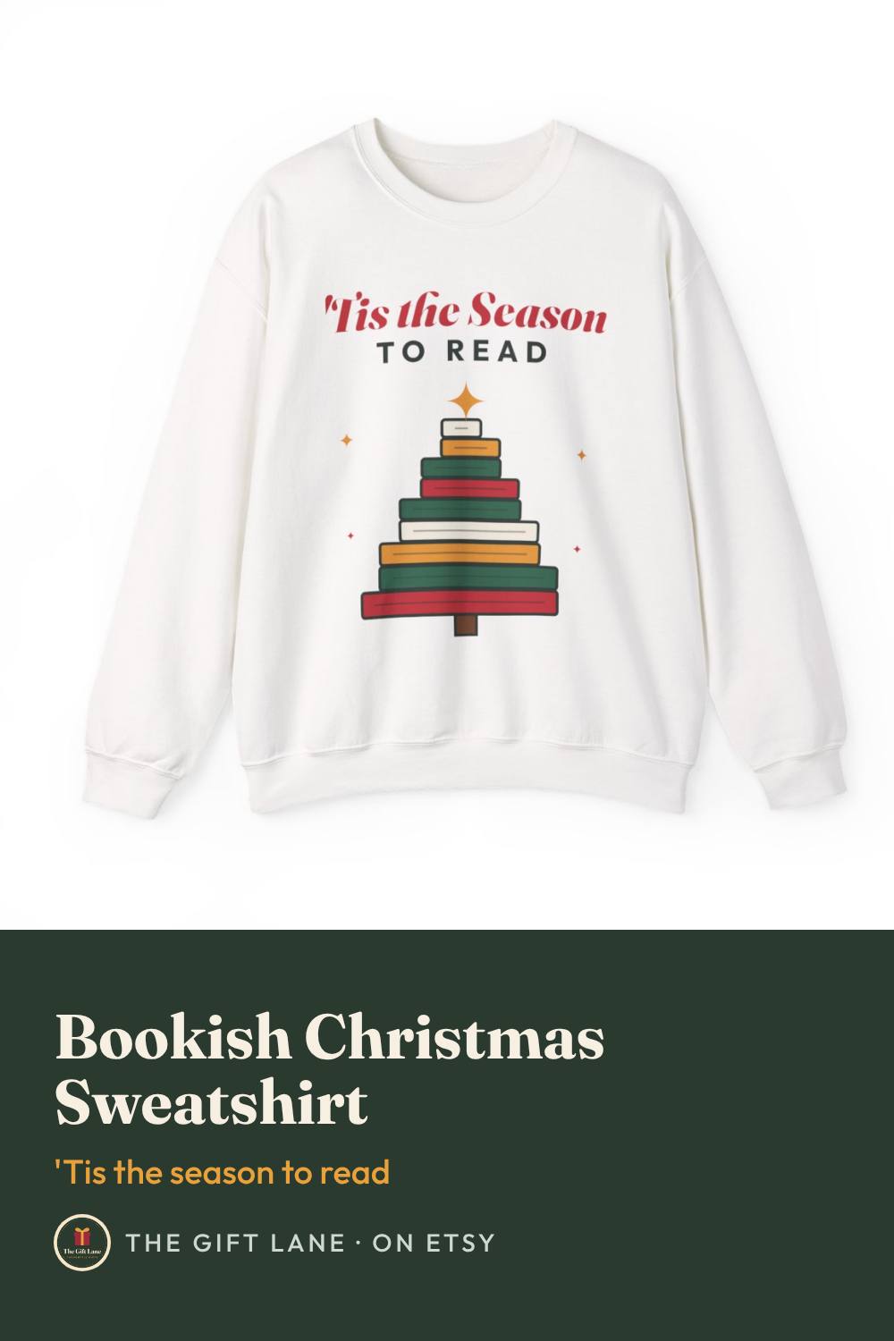 Bookish Christmas Sweatshirt