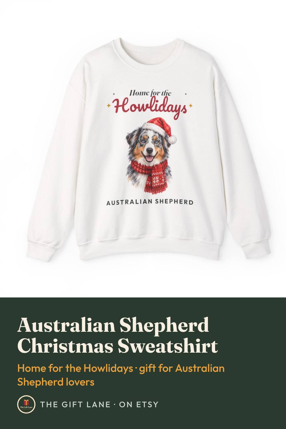 Australian Shepherd Christmas Sweatshirt
