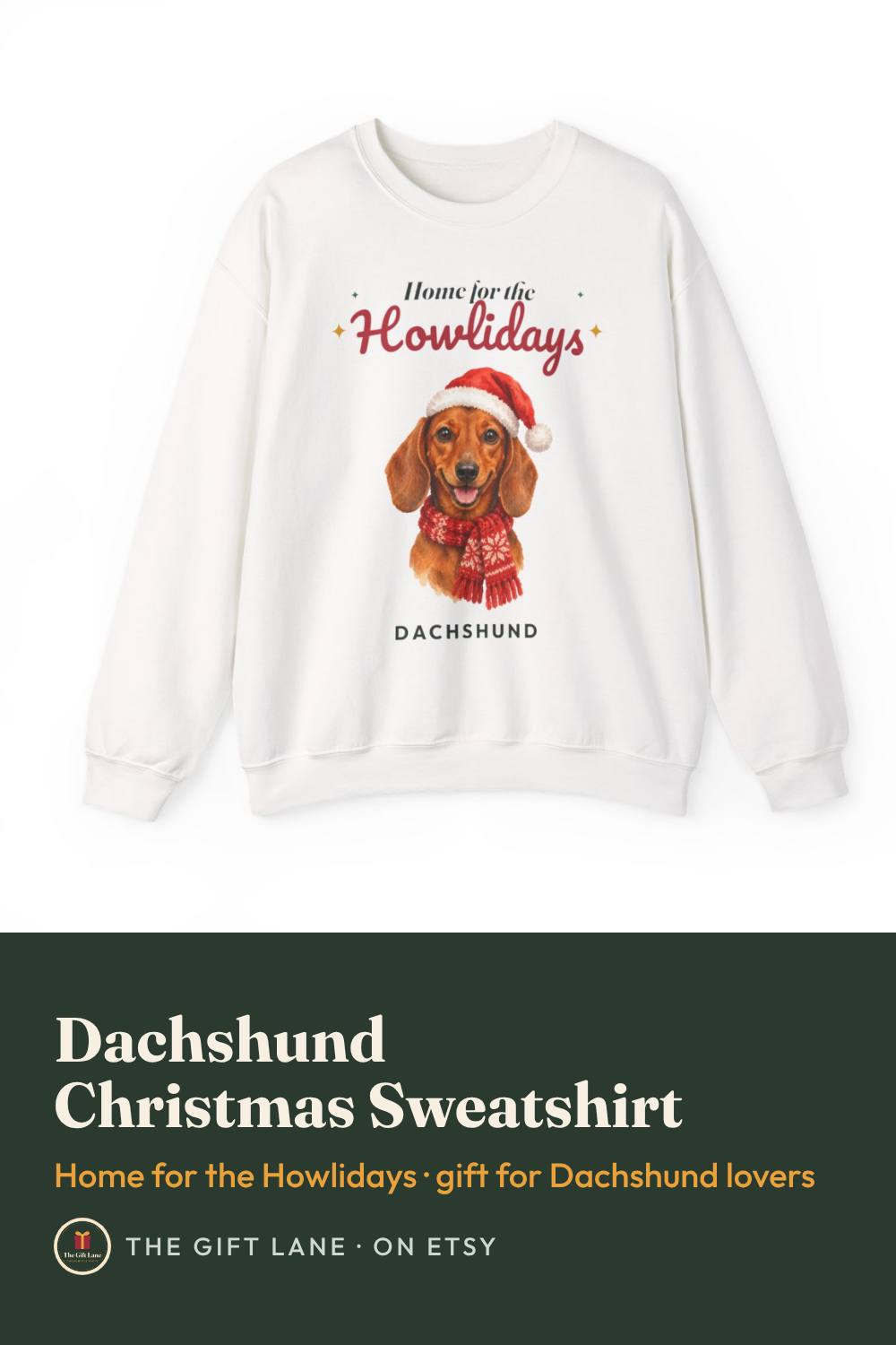 Dachshund Christmas Sweatshirt