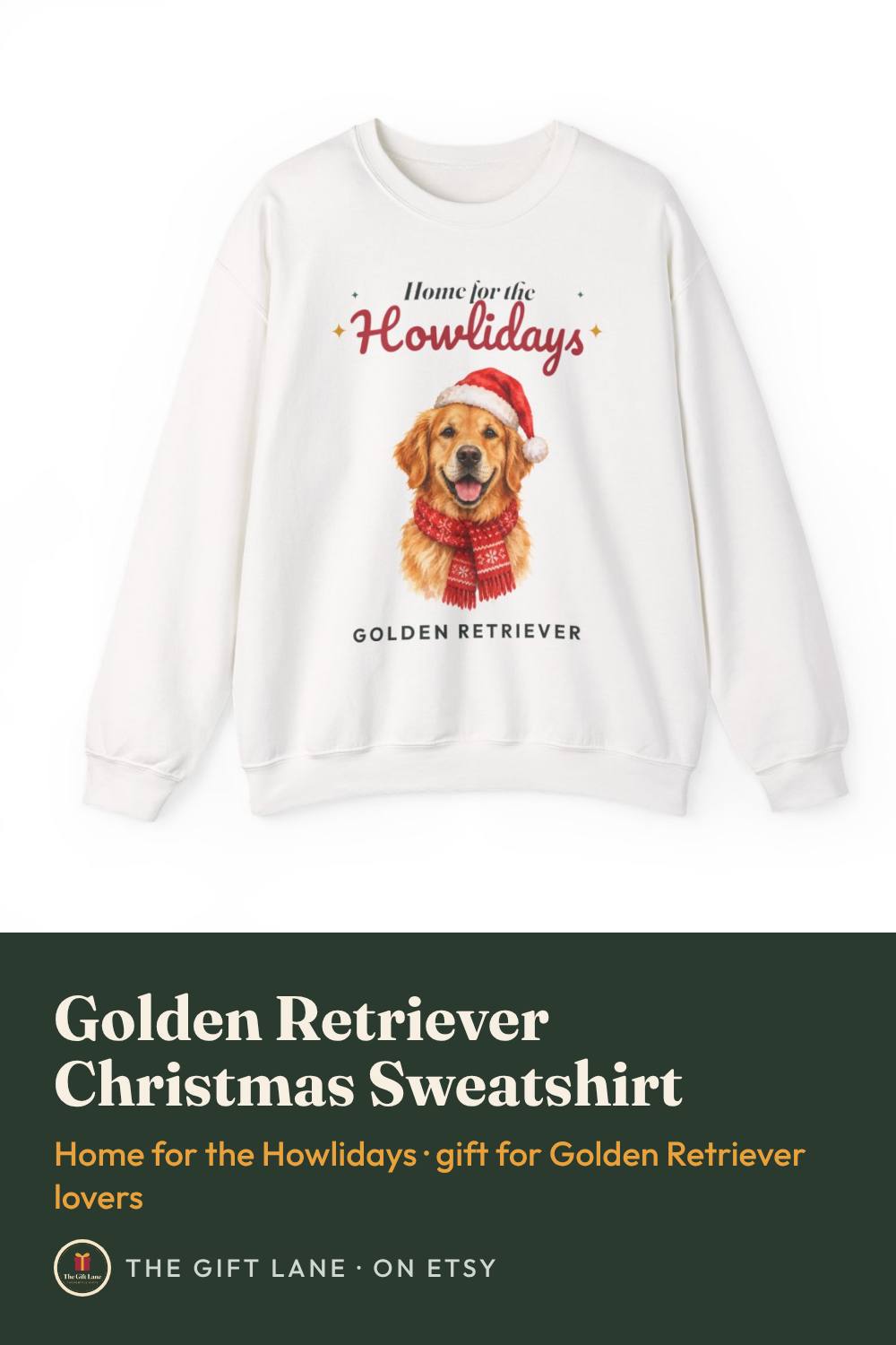 Golden Retriever Christmas Sweatshirt