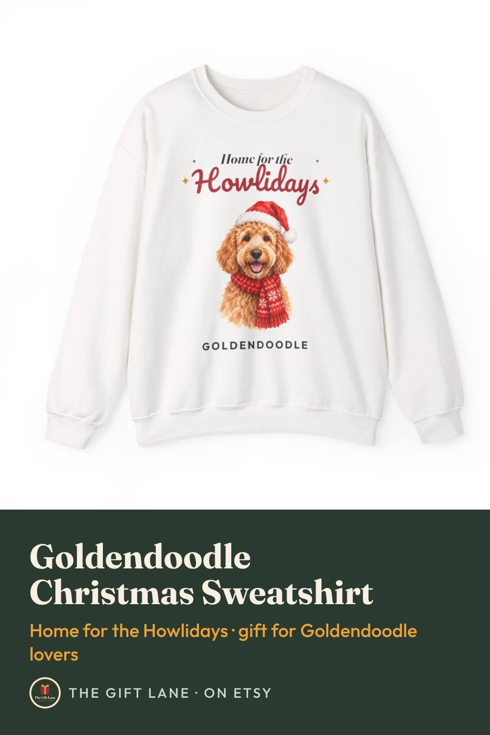 Goldendoodle Christmas Sweatshirt